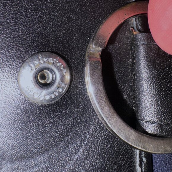 Vintage Salvatore' Ferragamo Black Leather Key and Card Holder - Picture 7 of 11